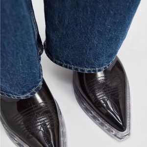 Melissa Women's Black and clear Mules size 8 NIB